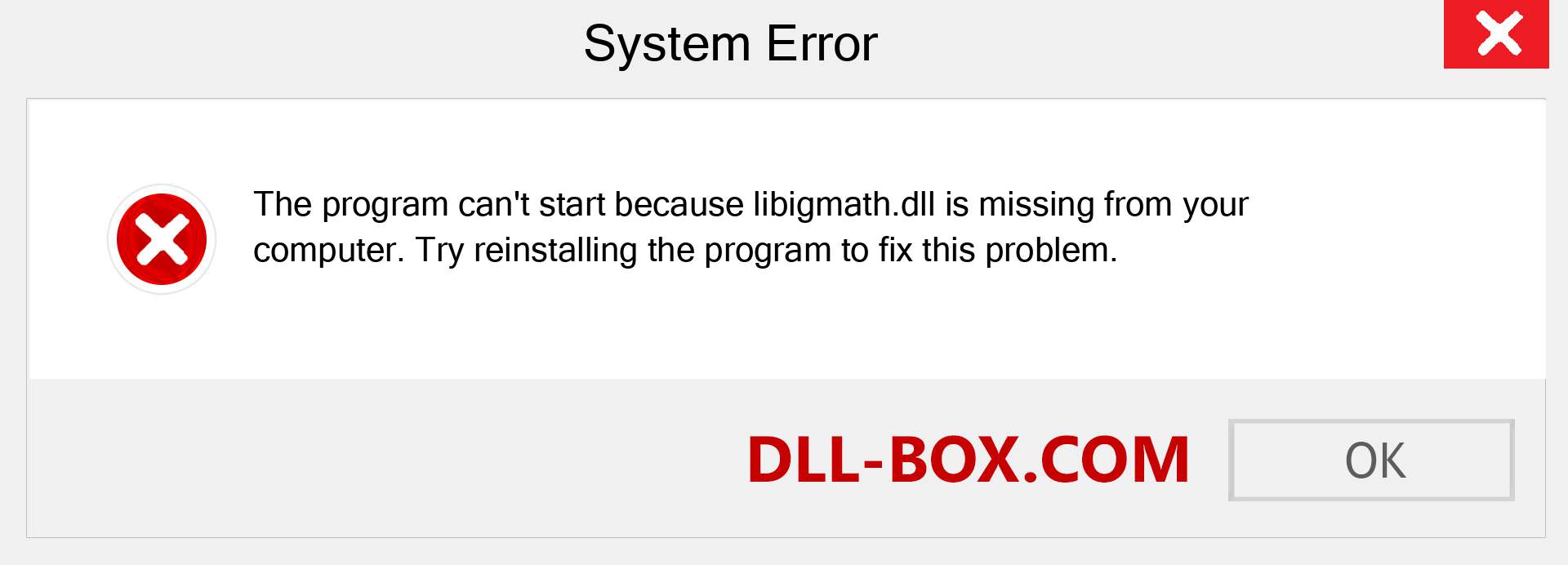  libigmath.dll file is missing?. Download for Windows 7, 8, 10 - Fix  libigmath dll Missing Error on Windows, photos, images